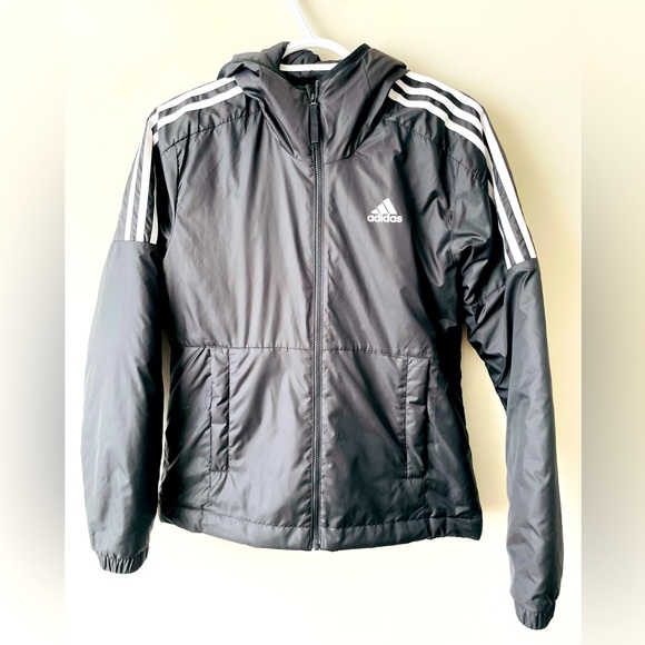 Adidas Essentials Thermal Hooded Jacket - Picture 2 of 4